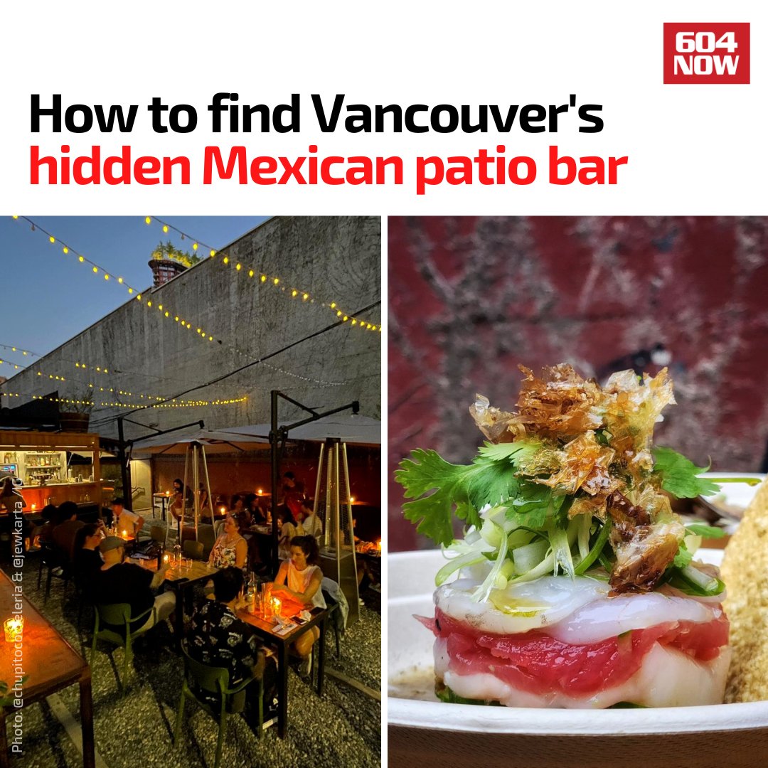 604Now's tweet photo. This Michelin rated hidden #Vancouver patio bar just reopened and here's how to find it https://t.co/PJlkv4LOHo 🍹 🌮 https://t.co/uPxPNuCXUk