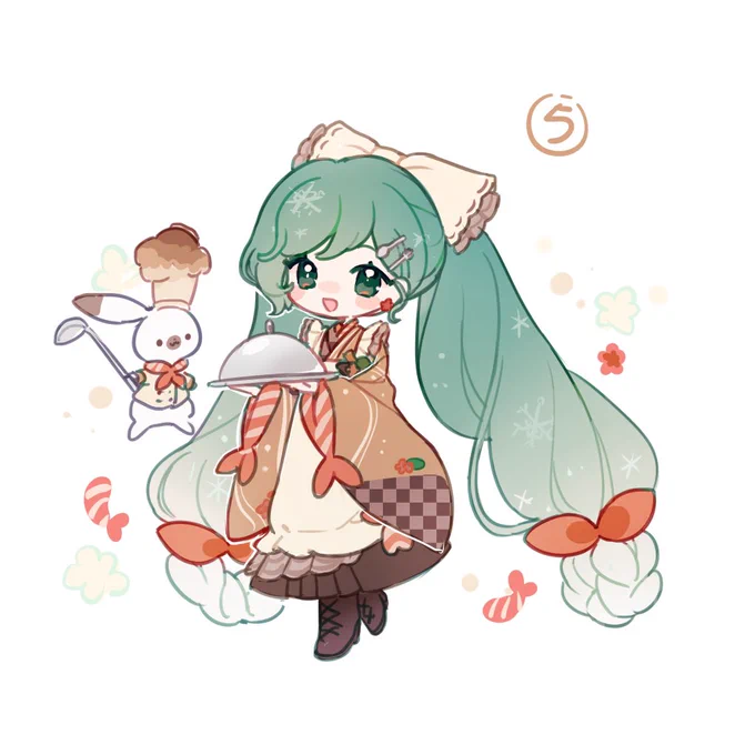 #雪ミク2024 スープカレーちゃんおめでとうございます!(旧作より一枚)