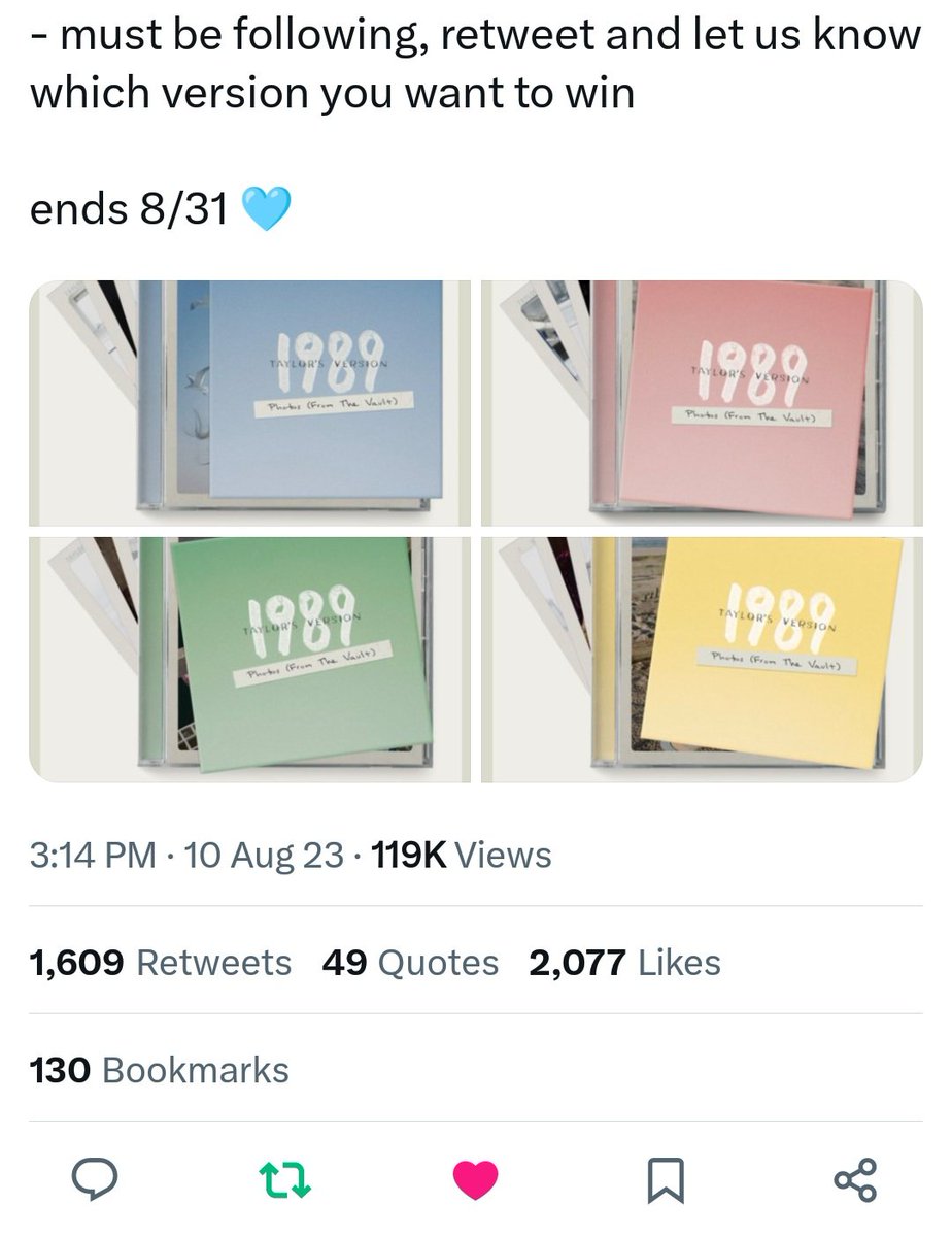 Hereforswift13's tweet photo. @annamrski @4k_taylorr @xnataliegrey Done!! Thank you for doing this giveaway!! This opportunity means a lot to me! I'd love the blue one!!💙💙💙 https://t.co/meDytIDcz1