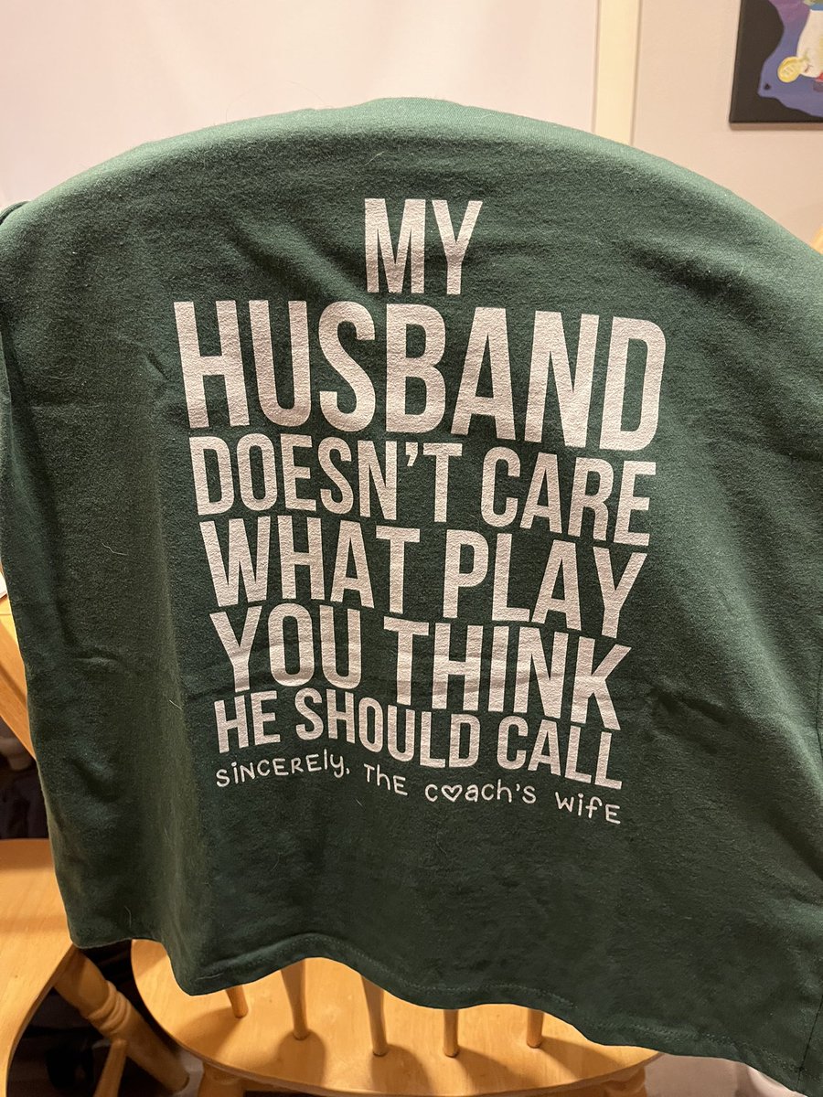 CoachShiffman's tweet photo. My wife got herself a new shirt for the season… https://t.co/hBowMkyFYV