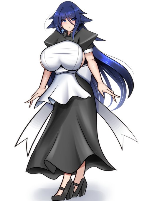 メイド服を着てないパターンが増えたので印象が薄いですが、うちの子神威さんはメイドさんです。
メイド長です。 