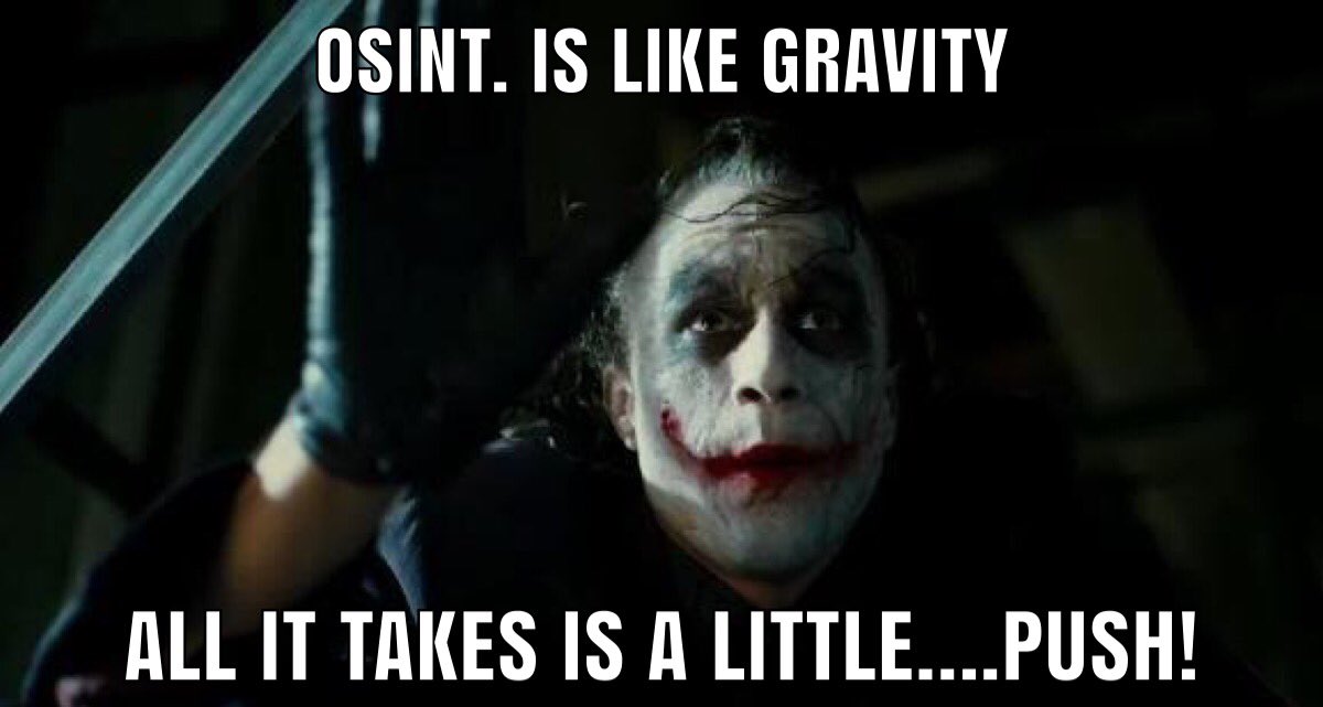 human_decoded's tweet photo. If this is true. Then the @TraceLabs CTF might be the push you need! #osintMeme https://t.co/PkTaJp6fbP