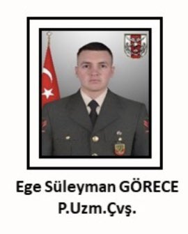 Kuzey ırakta yapılan operasyonda şehit ve yaralılarımız var
Şehit olan P.Uzm.Çvş.Ege Süleyman Görece’ye Allah’tan rahmet dilerim
Ailesine rabbim sabır ihsan eylesin
Ruhu şad olsun
Yaralılarımıza rabbim şifa versin
Büyük Türk Milletinin başı sağolsun
Tüm dualarımız
