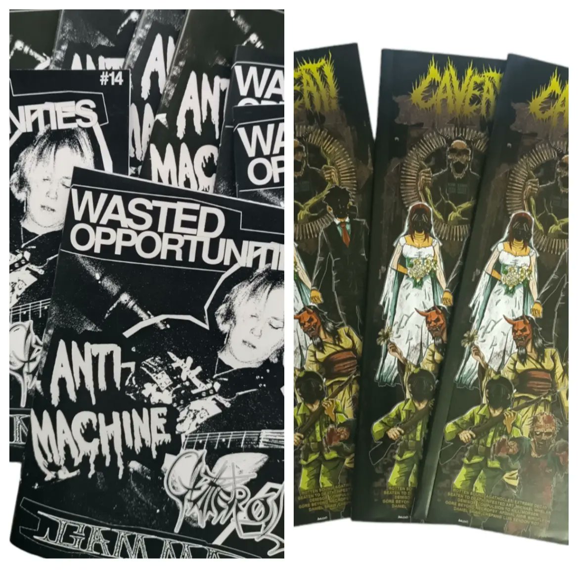 sonicragerecs's tweet photo. NO ZINE NO FUTURE!
👉🏽Caveat! VOL. XXVI - XXVIII - Grind Edition
👉🏽Wasted Opportunities #14
https://t.co/PUpKRRJk0F
#caveat #wastedopportunities #rottensound #agathocles #extremedecay #beatentodeath #demisor #birdflesh #antimachine ##gamma #gutteroil #punkzine #hardcorepunk https://t.co/skEEIlIXet