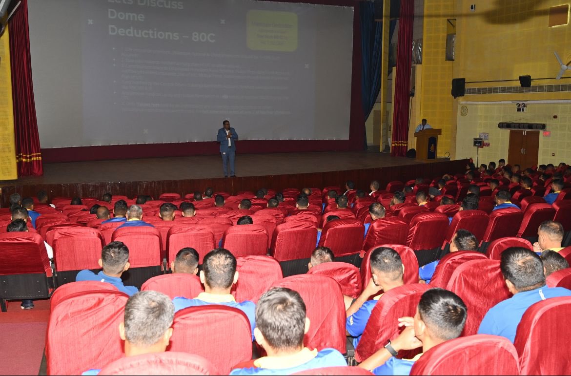 IN_Chilka's tweet photo. Anchors aweigh into the world of finance!
Breaking down the complexities to understand deductions through an income tax lecture by @ICICIBank. Strengthening financial acumen of the station community at #IN_Chilka

@IN_HQSNC
@IN_HQENC
@IndianNavyMedia https://t.co/jS4MvMUYbX