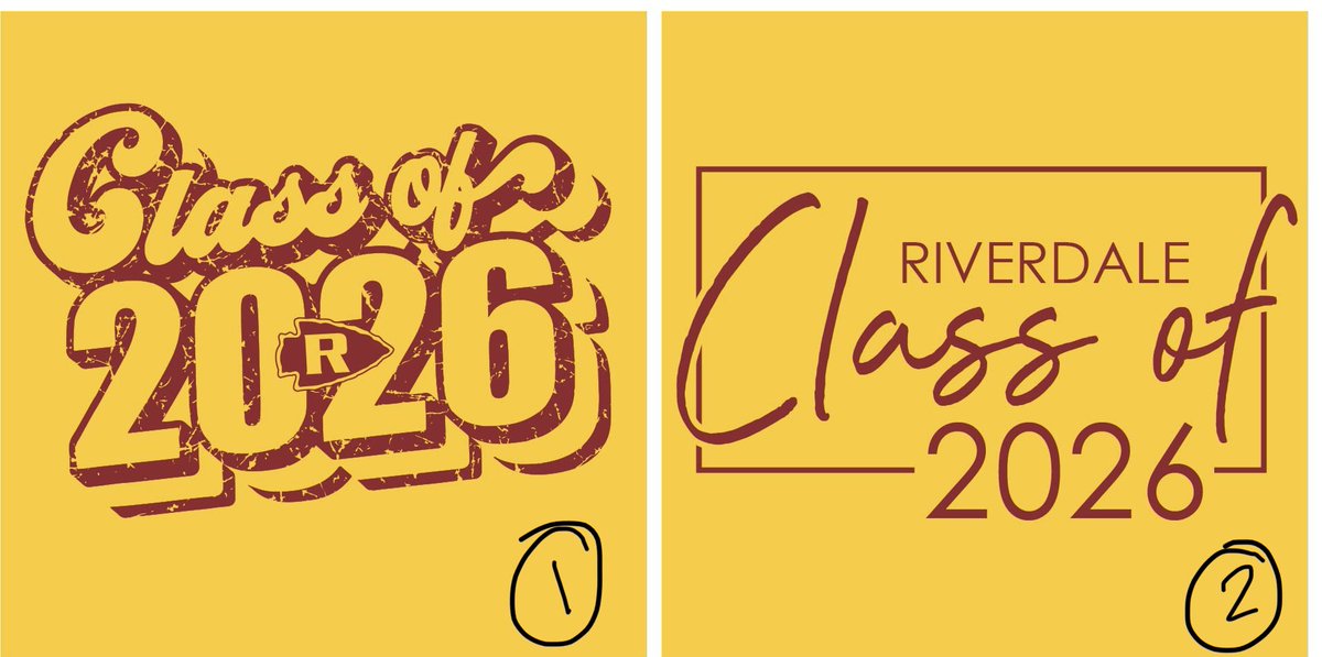 ‼️<a href="/RiverdaleHighTN/">Riverdale HS</a> SOPHOMORES! Pick your favorite design for your pep rally shirts!‼️