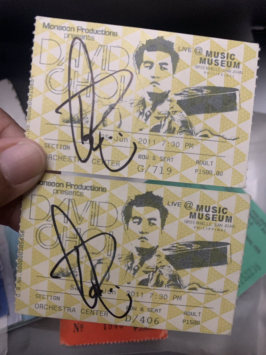 goldndawn's tweet photo. Blast from the past! Can't believe it has been that long! 😅 @DavidChoiMusic signed these from his Philippine Show. This is the first ever concert I took my little brother because I influenced him to listen to his music! 🤗 https://t.co/aWAw9VVjx1