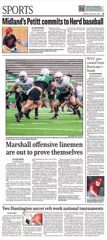 Friday @heralddispatch sports front Local work: @sportsturtle11 x3, @LukeCreasy, @SholtenPhoto x2, Ryan Fischer Inside: @JMacDonaldSport Design: @xboxmrstitch627