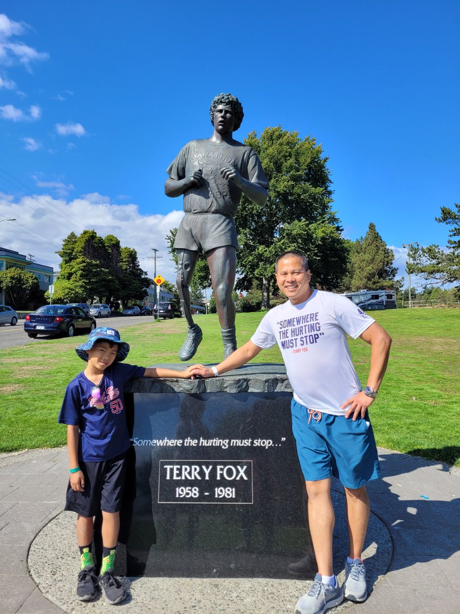 JosefssonMinh's tweet image. Great seeing this monument in Victoria recognizing a Canadian Hero .@TerryFoxCanada 
#milezero, #terryfox