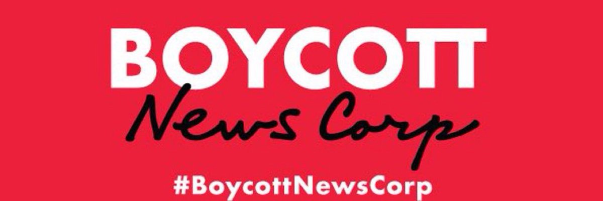 #NewsCorp dying!
NOW,is the time to put the boot in harder.
#BoycottMurdoch junk platforms & the rogue advertisers who have stuck w/ cruel propagandists. 

They wont defeat Aust’s #VoiceToParliament w/lies & misinformatn.

#auspol #MurdochRoyalCommission  #VoteYesAustralia
