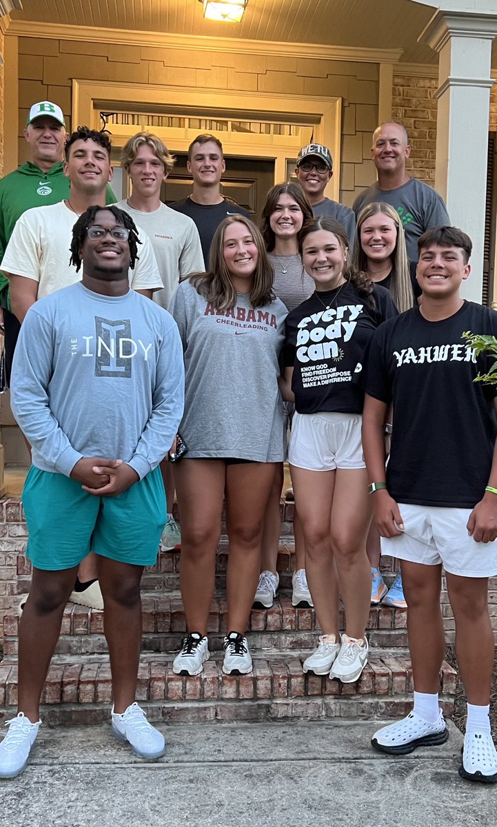 BLESSED to serve our FCA leaders tonight! Hebrews 12:2!