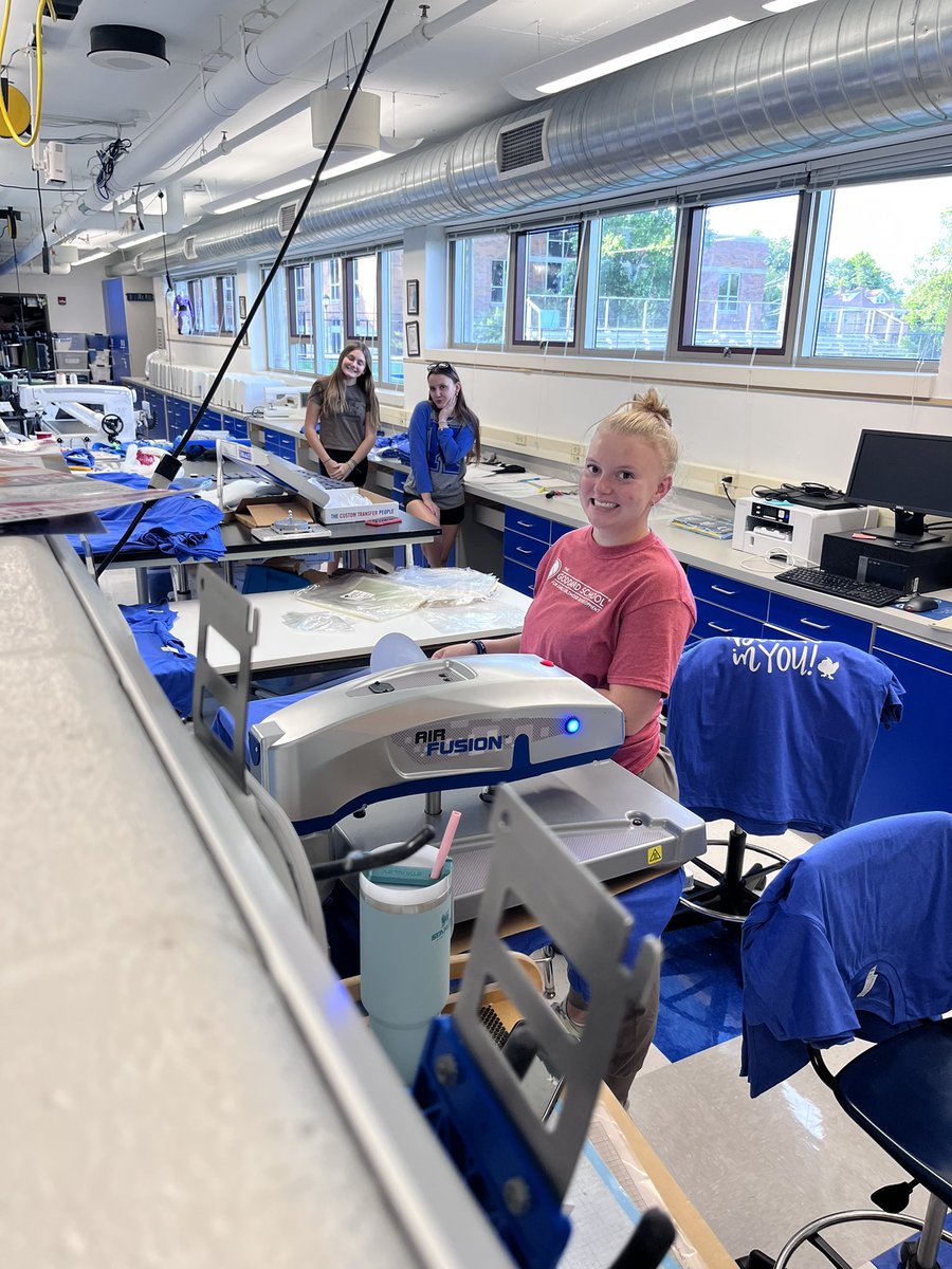 FcsHighlands's tweet photo. Bluebird Embroidery already hard at work on HHS faculty shirts for the first day of school! #firstdayofschool #ibelieveinyou https://t.co/vQQRX2ySzL