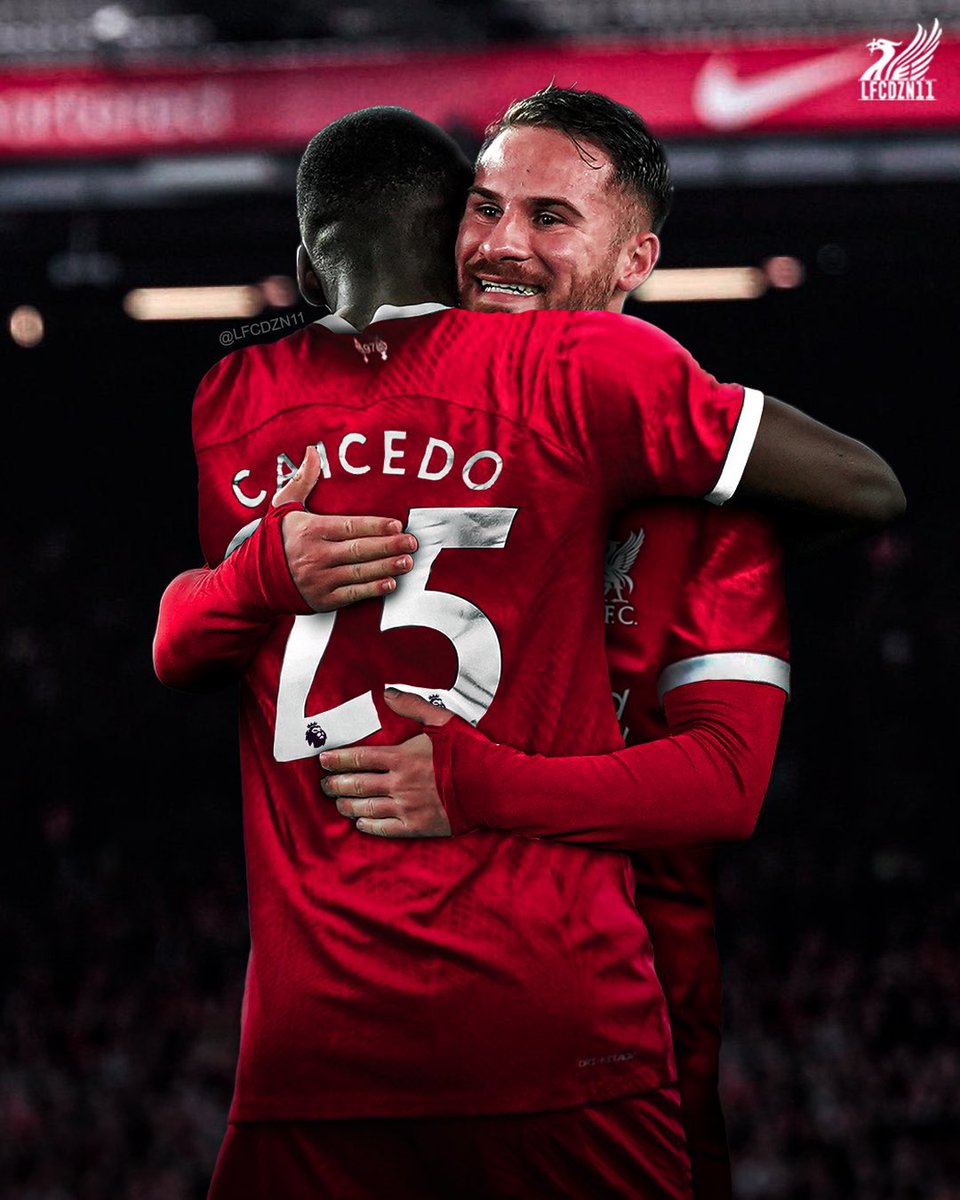 ESPNEcuador's tweet photo. 🔥 ¡UN LUJO DE MEDIOCAMPO!

🇪🇨 Moisés Caicedo y 🇦🇷 Alexis Mac Allister volverán a jugar juntos, pero ahora vistiendo la piel del #Liverpool.

📸 @lfcdzn11 https://t.co/mwqfVK4XAZ