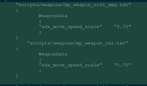 Volt and CAR have had their ADS Move speed slowed by .10 in the new playlist

Old values for both were 0.85