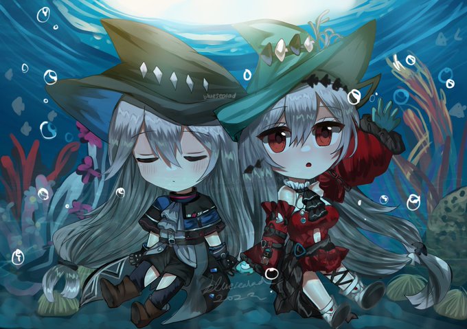 「浊心斯卡蒂 ロングヘアー」の画像/イラスト/ファンアート(新着)