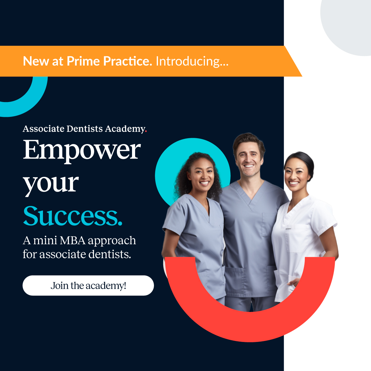 PrimePractice's tweet image. We've got some fantastic news to share...

Introducing the Associate Dentists Academy – a groundbreaking on-demand e-learning training program curated to empower Associate Dentists right from the start.  
 
Check here to learn more: bit.ly/3YsbvmJ