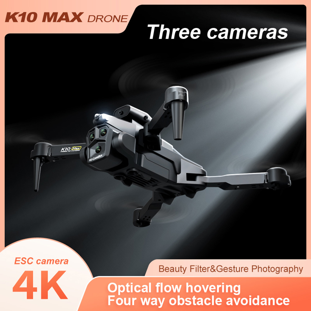 chinavasion's tweet image. K10max rc drone with 3 cameras 4k optical flow localization 4-way obstacle avoidance quadcopter,share a different side of the world with us using the k10max drone!
Buy now: cutt.ly/KwfOsaU5

#rcquadcopter #quadcopter #drone #drones #rcdrone #dropshipping #Chinavasion