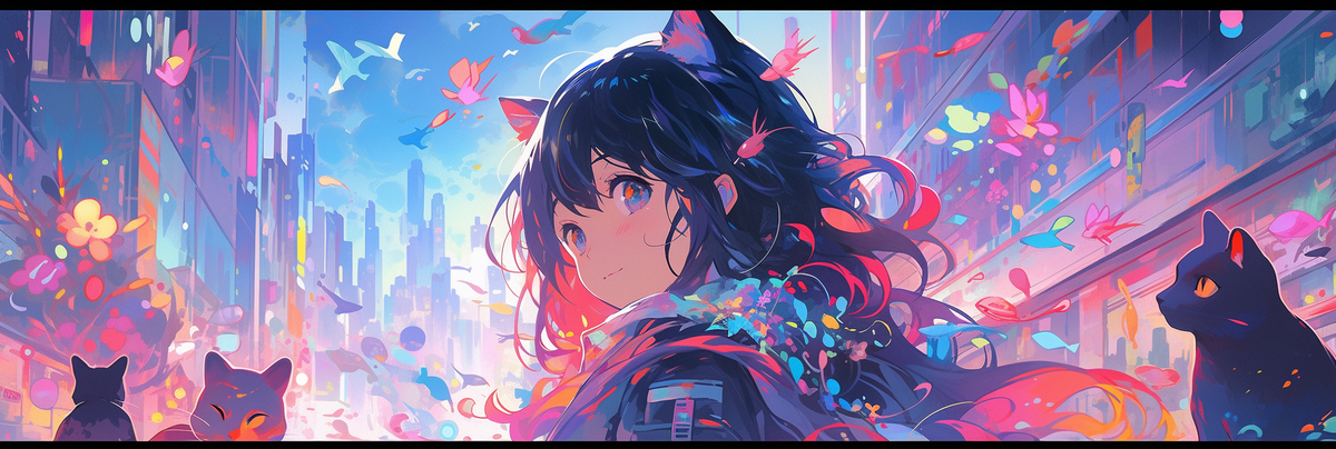 rin_sns_AI's tweet image. #AIイラスト #AIart #AIイラスト好きさんと繋がりたい #AIArtworks #フリーヘッダー (1/3)