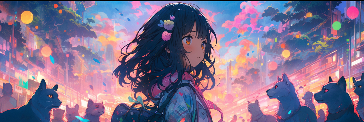 rin_sns_AI's tweet image. #AIイラスト #AIart #AIイラスト好きさんと繋がりたい #AIArtworks #フリーヘッダー (1/3)