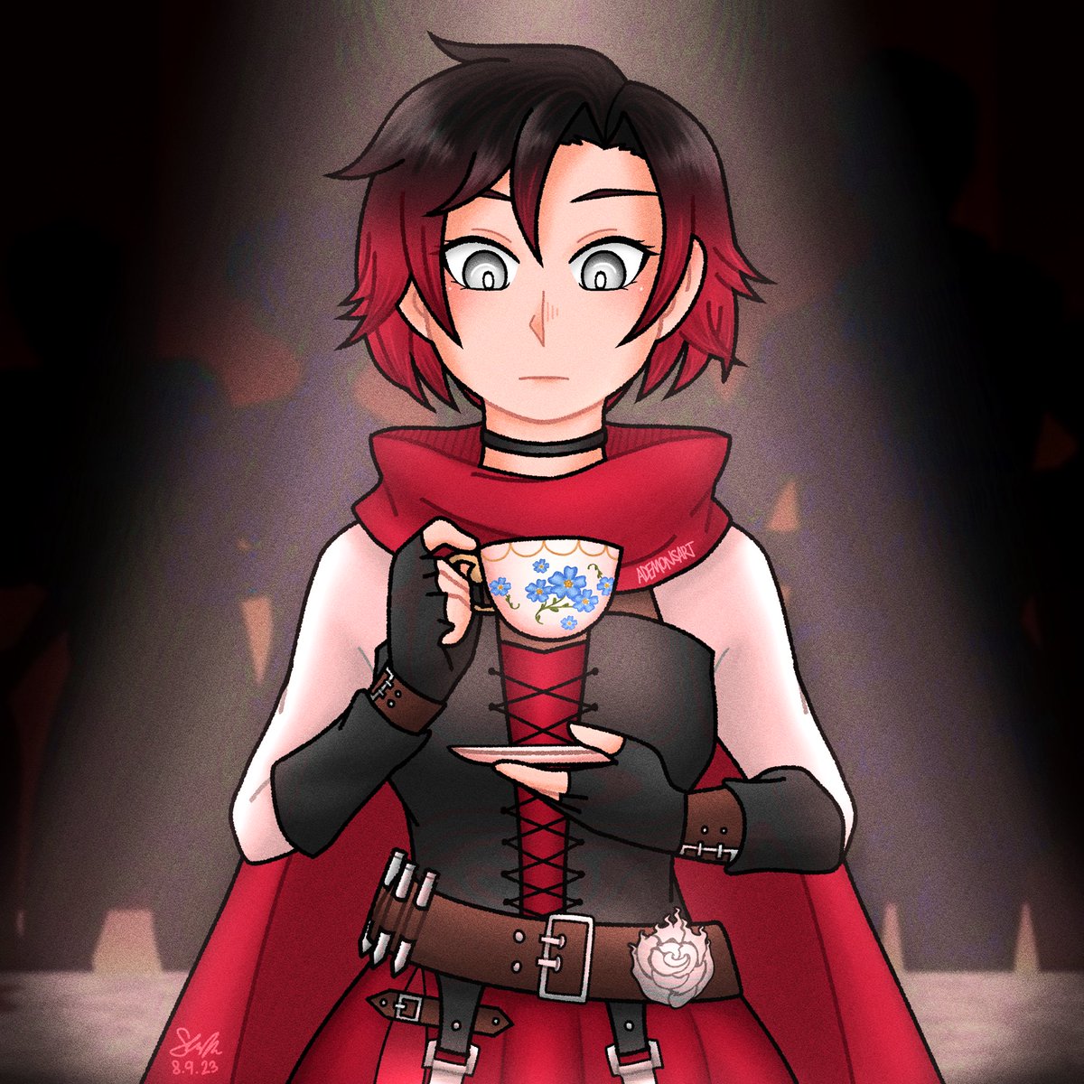 ademonsart's tweet photo. ruby rose 🥀 rwby vol 9 https://t.co/1ANgs7Yei2