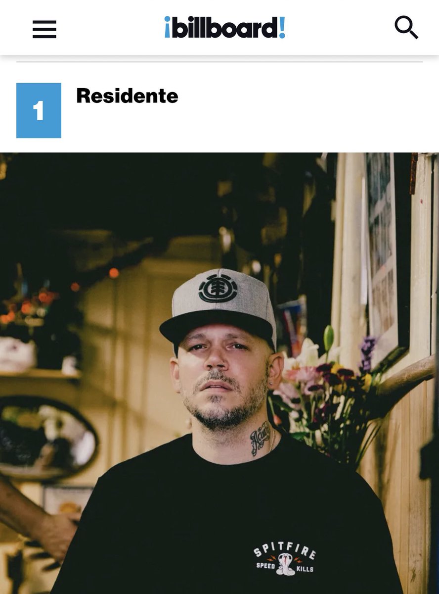 Billboard nombra a Residente como el mejor rapero latino de la historia