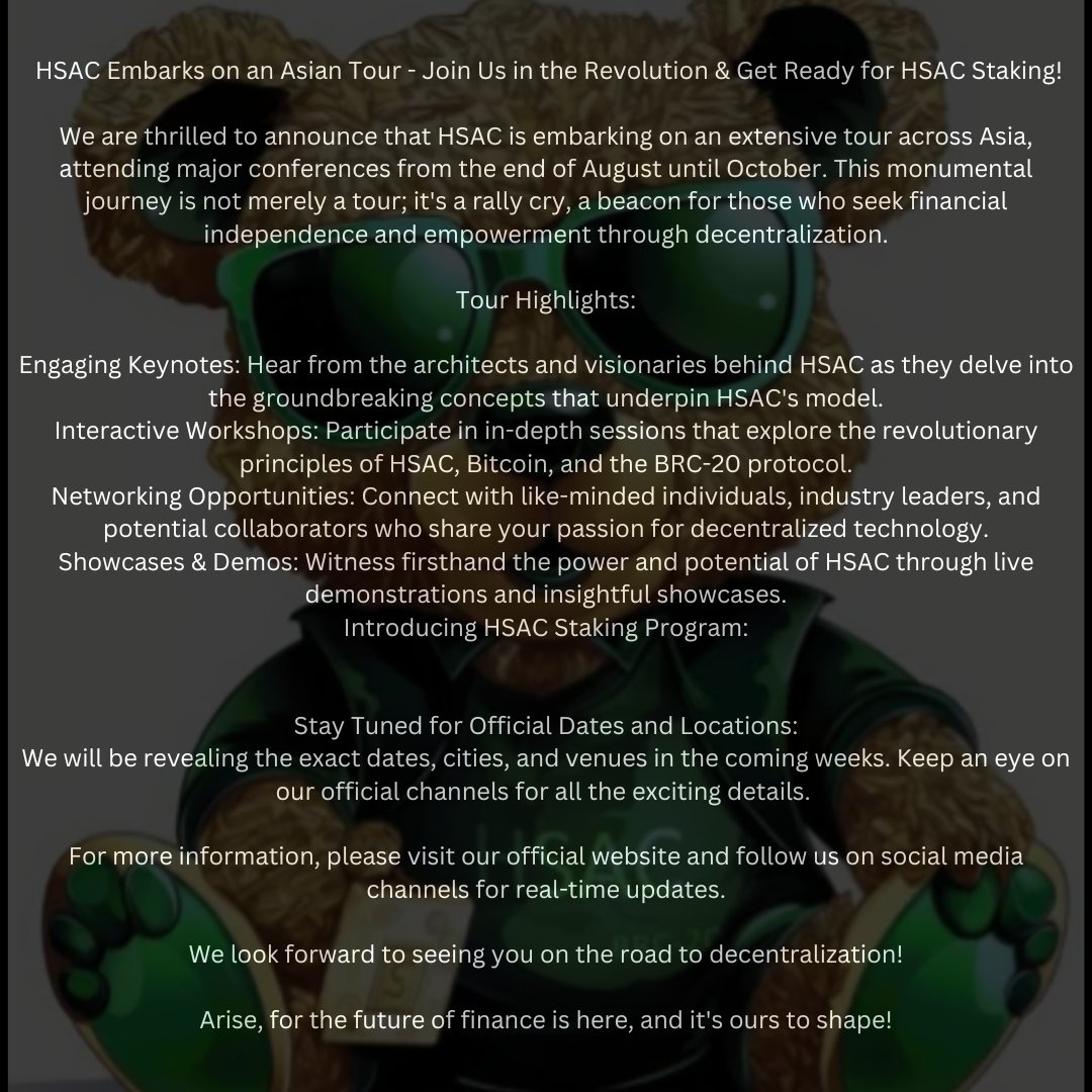 brc20hsac's tweet photo. More information to come! 💸💸💸💸#hsac #hsaclife #fbt #funbitcointoken #Bitcoin https://t.co/q07IZB100o