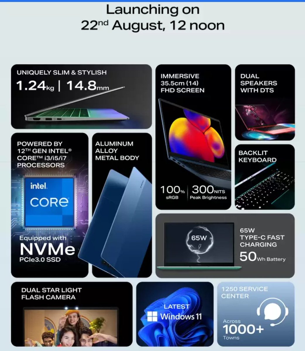 YesNoTech1's tweet photo. Infinix inBook X3 Slim india Launch Date - 22 August
#infinixinbookx3slim #infinix https://t.co/ybDO522CdZ