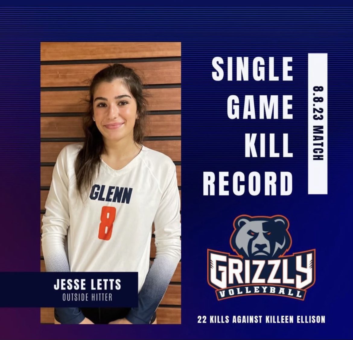 newyorkletts's tweet photo. @Texas512VBC THX @Texas512VBC for developing Jesse over the last several years.  Your leadership and guidance has made her mentally tough and an incredible competitor. https://t.co/4PhakNB4Ws
