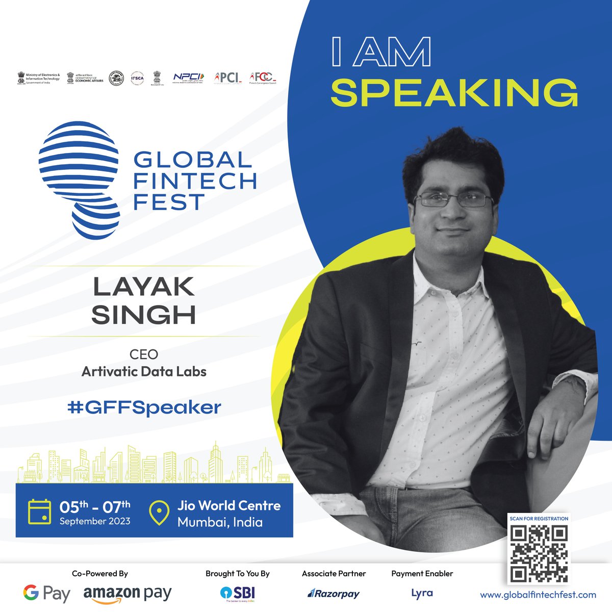 Embark on a Fintech Frontier with @lsvimal at @gff_2023 and witness the Future of Finance Unfold LIVE. Join the league of innovators, influencers, and change-makers as we collectively craft the contours of tomorrow's financial landscape! #GFFSpeaker #GFF2023
