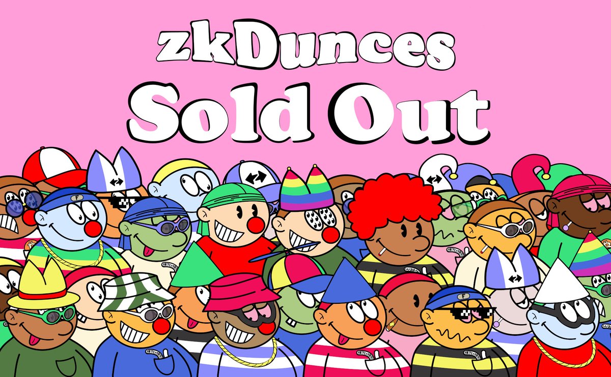 zkDunces 🥳 | Sold Out tweet media