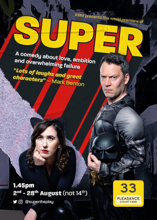 Was absolutely buzzed to hear Matt speak about his brilliant show <a href="/supertheplay/">Super</a> when we shared a radio interview on <a href="/TimesRadio/">Times Radio</a> 

Super is on at <a href="/ThePleasance/">Pleasance</a> Courtyard at 1:45 🦸‍♀️ definitely worth a watch! 

pleasance.co.uk/event/super