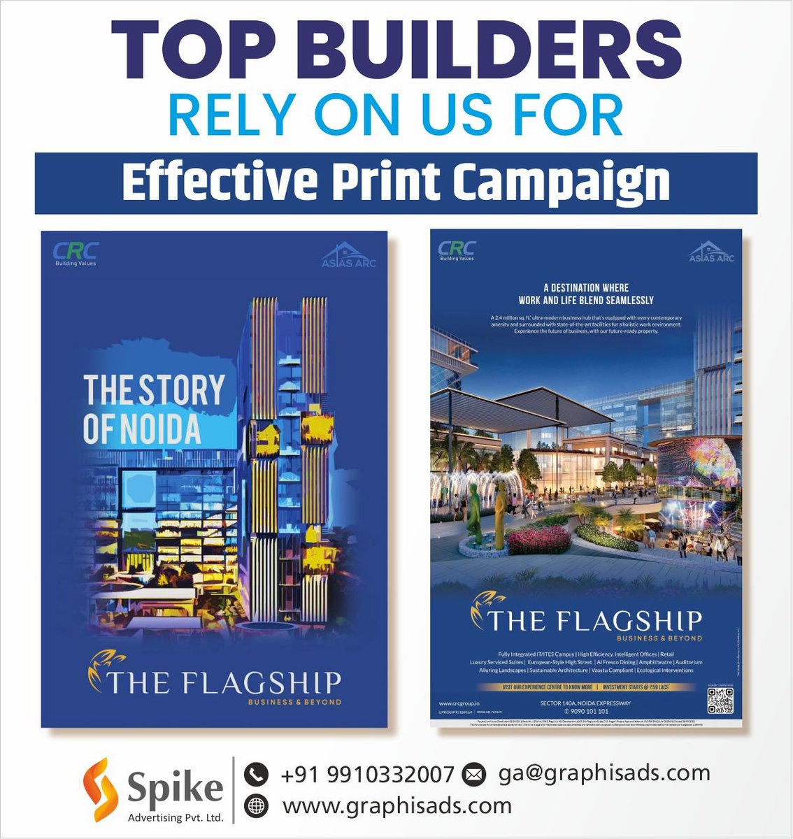 graphisads's tweet photo. Real Estate Giants always trusted our Print Media expertise for their Prestigious Campaigns ! 🗞💥✨
Contact us for more Information & Booking. ☎️📩
#realestate #builders #printmedia #realestatedelhincr #printadvertisement #advertisementcampaign #graphisadsagency https://t.co/jAabXeB3N8