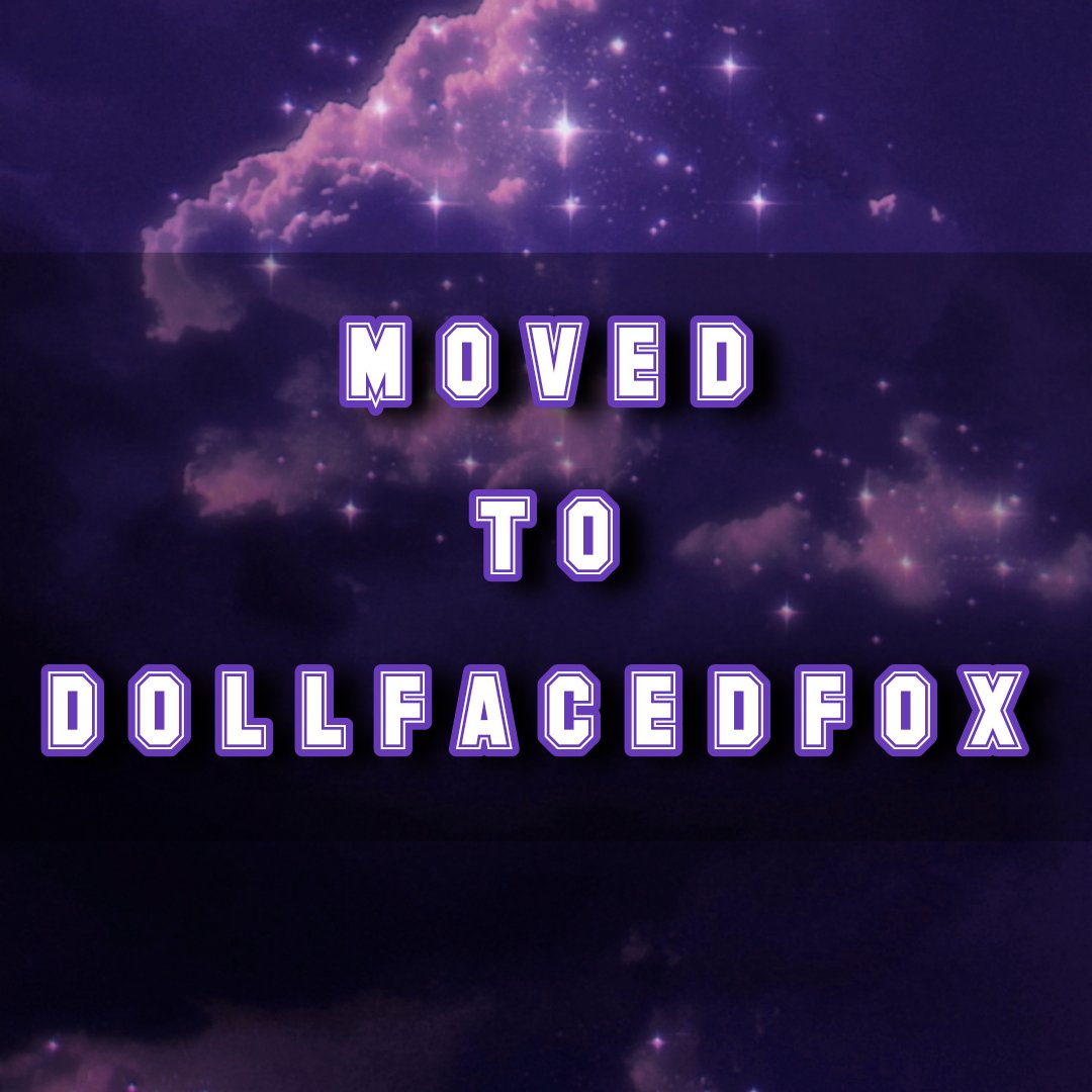 voxisnthere's tweet photo. just your friendly reminder that i have moved from this account and am over at @dollfacedf0x ! 💜

please feel free to follow me over there! https://t.co/QvyLHe6KU3