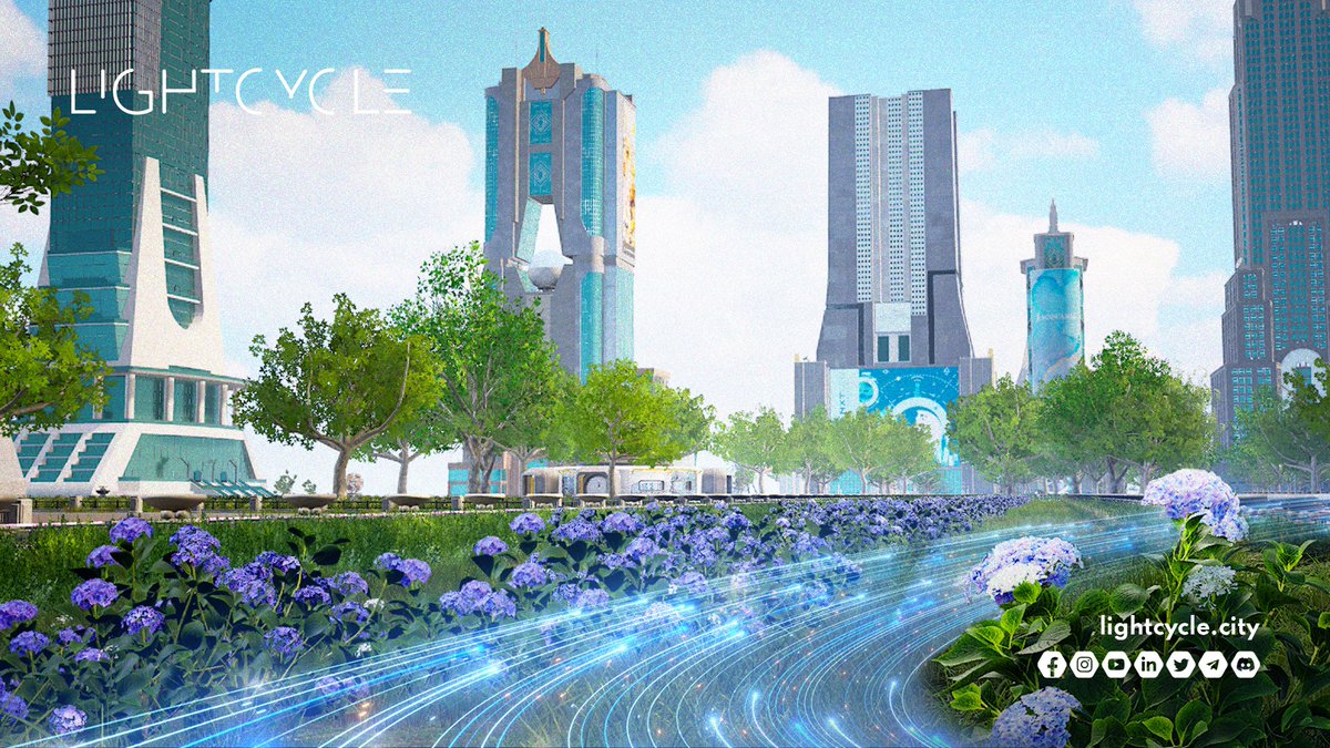 LightCycle_City's tweet photo. In #LightCycle, bridges between reality and the #metaverse are built with innovation and cemented with community. Connect, collaborate, and build the future together. 🌉🤝
#virtualbuilding #LightCycleCommunity #web3 https://t.co/RUj29L1ZtK