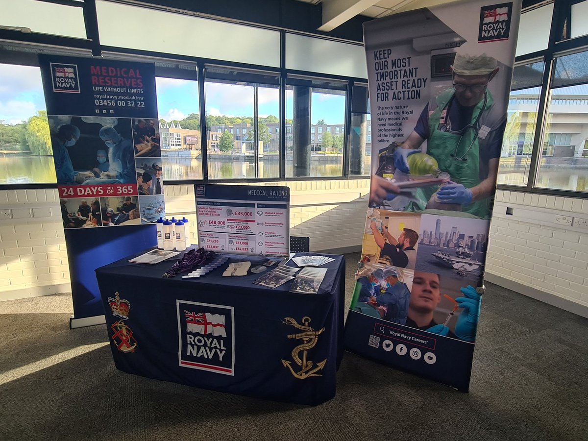 we're all ready for the @SaferSurgeryUK Annual Conference in York. Come say hello and find out about medical careers in the @RoyalNavy. #AfPPConf2023 #RoyalNavy @RNReservist @DMS_MilMed
