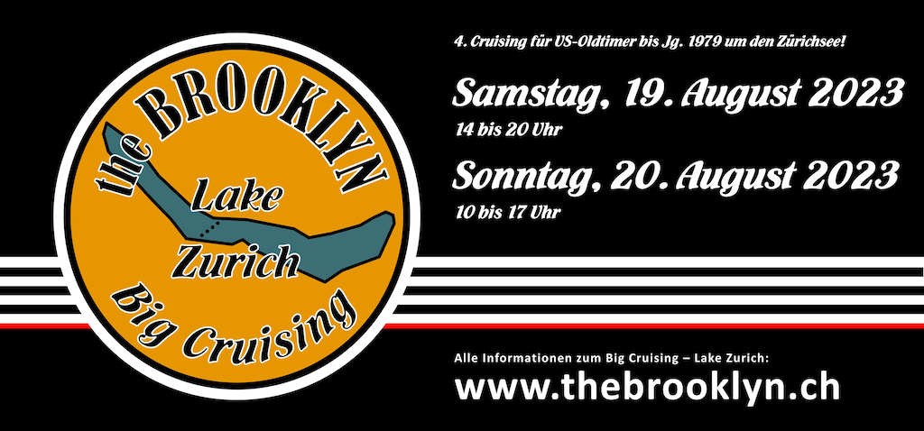 Big Cruising Lake Zurich – the BROOKLYN Garage …Samstag, 19. und Sonntag, 20. August 2023!

Die American Classic “the BROOKLYN” Garage in Horgen lädt 2023 bereits zum 4. Mal zum Big Cruising Lake Zurich ein!

thebrooklyn.ch/big-cruising.h…