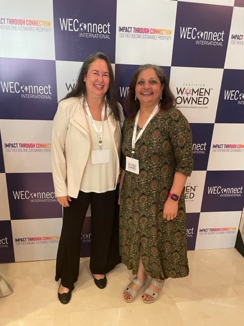 minis_s's tweet photo. For me, meeting Elizabeth Vazquez, CEO of #WEConnect , along with the WBE Council members was one of the highlights of the WEConnect International APAC regional conference at Bangalore . https://t.co/oan29d0anp