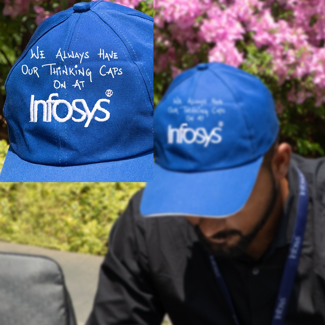 Infosys's tweet photo. With your thinking cap on, you can go places at Infosys!
#InfyLife #ForwardWithInfosys https://t.co/4K3ysBMNM8