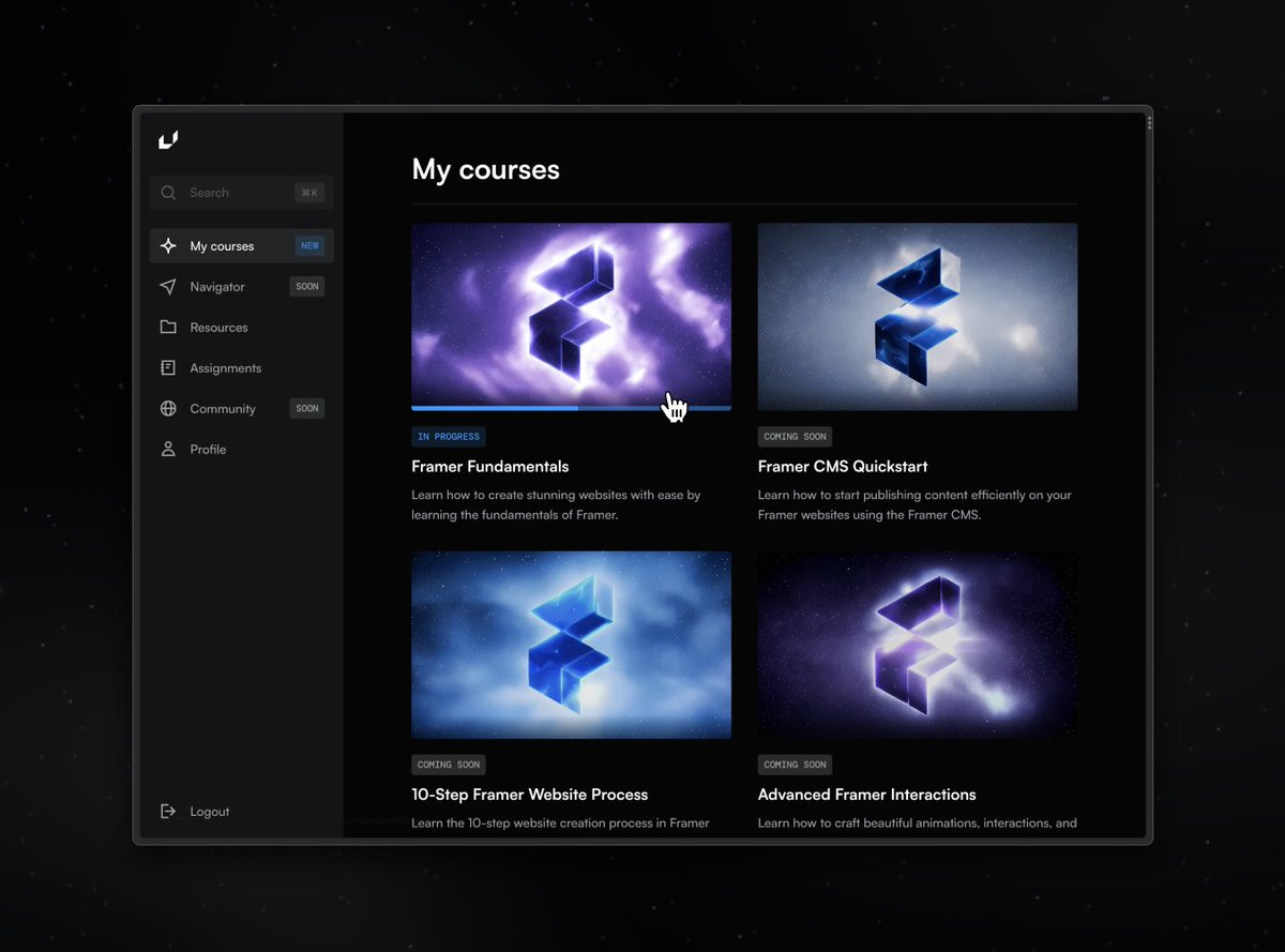 Framer University tweet media