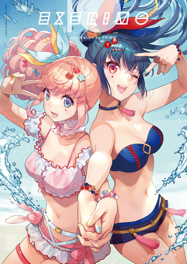 #C102 新刊はこちら🌟
『 #EXERIMO10 』A4/36P
2022年に関わらせて頂いた仕事や依頼の絵をメインに収録。Vtuber、カードイラスト、展示作品まで様々な絵を収録しています。ぜひ手元で大きな絵を楽しんでください!会場限定でクリアファイルとおまけ本つき。
通販▶ https://t.co/dv0XbCl6GP… https://t.co/u433gQ2zr4