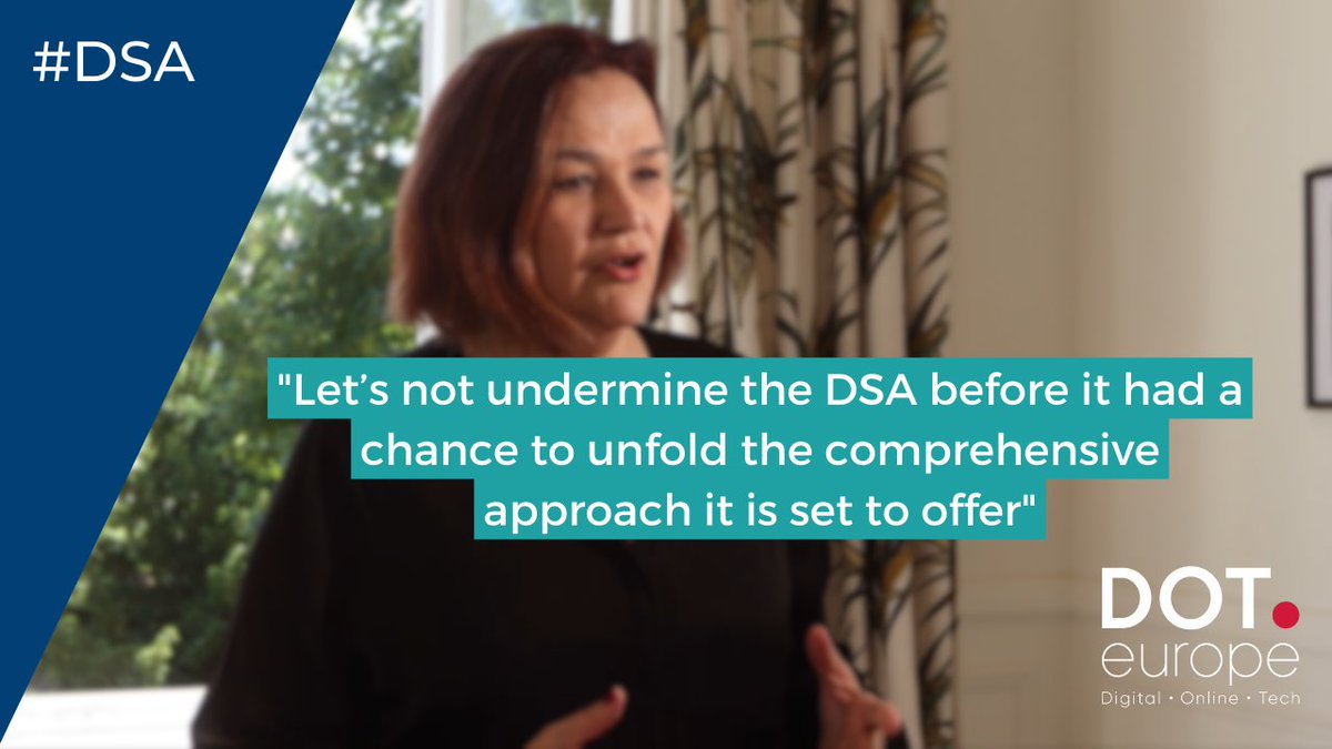 New regulations targeting online platforms should not be at the cost of the #DSA. 💡This horizontal framework legislation is desperately needed to safeguard the internal market. ▶️We should streamline legislation to make it workable across the single market.