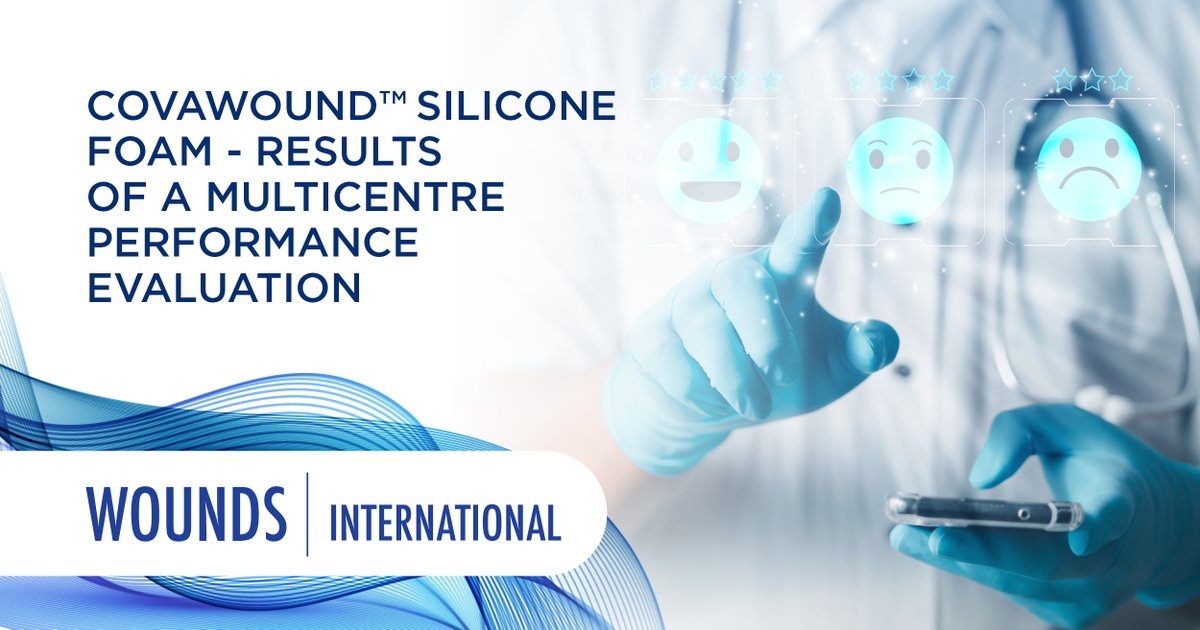 WoundsIntnl's tweet image. Silicone foam dressings are an essential component of the #woundcare clinicians tool kit. In this article, we investigate the results of a multicentre performance evaluation, where participants used CovaWound™ Silicone Foam for wound management: ow.ly/6K4r50PsBEg #WINT