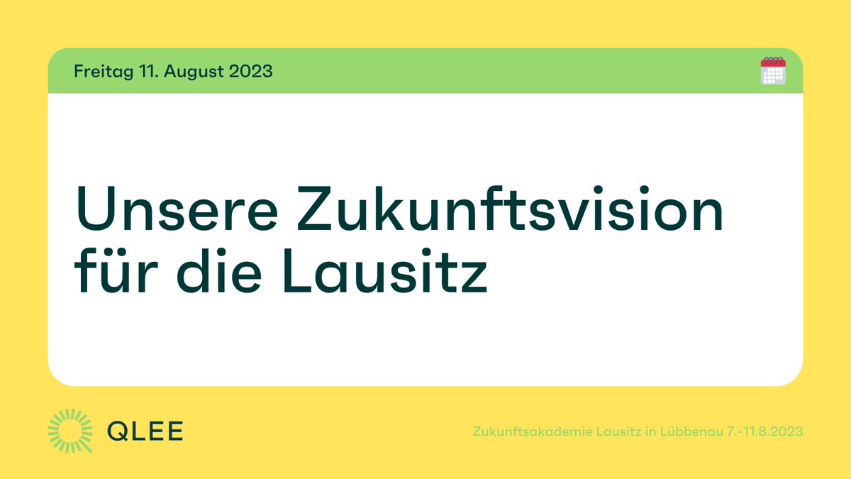 qlee_eu's tweet photo. 💭🌿 Nach zahlreichen #Einblicken in die #Transformation heute: #Entwicklung einer #Zukunftsvision für die #Lausitz 2040/50. #Gemeinsam für eine #nachhaltige Lausitz! #FiveDaysForFuture #qlee_zukunft 🚀
@LEAG_de @bEEmerkenswert @InstitutBBF @revierwende @DGBJugendBerlBr https://t.co/aRd2wswwvx