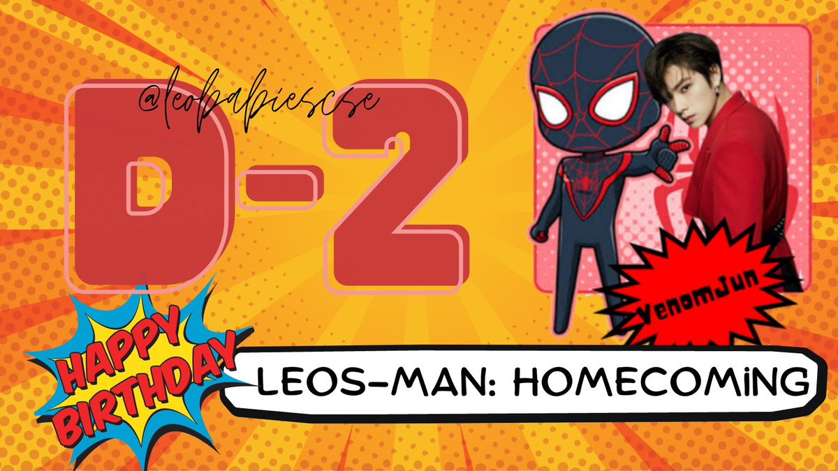 nctcseph's tweet photo. D-2

Aren't you all excited?

We'll post more prizes preview later or tomorrow.

See you there!!!

ps. We reopened the forms and you will still be able to sign up until tonight.

#LeosManHomecomingCSE
#MARK #SpiderMark
#XIAOJUN #VenomJun
#JAEMIN #MaryJaemin https://t.co/3Ask0aBoPg