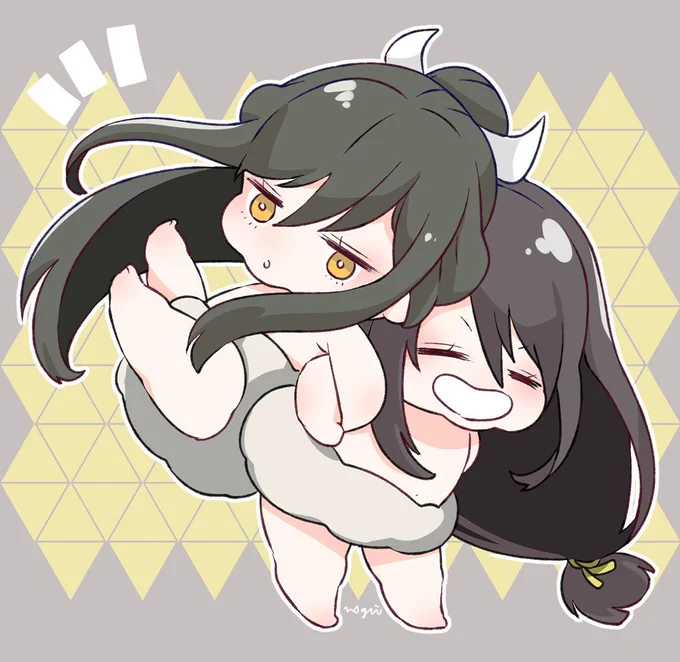 お題箱より… 小さいたろじろちゃん! お題ありがとうございました 大太刀たろじろ(おくるみのすがた)