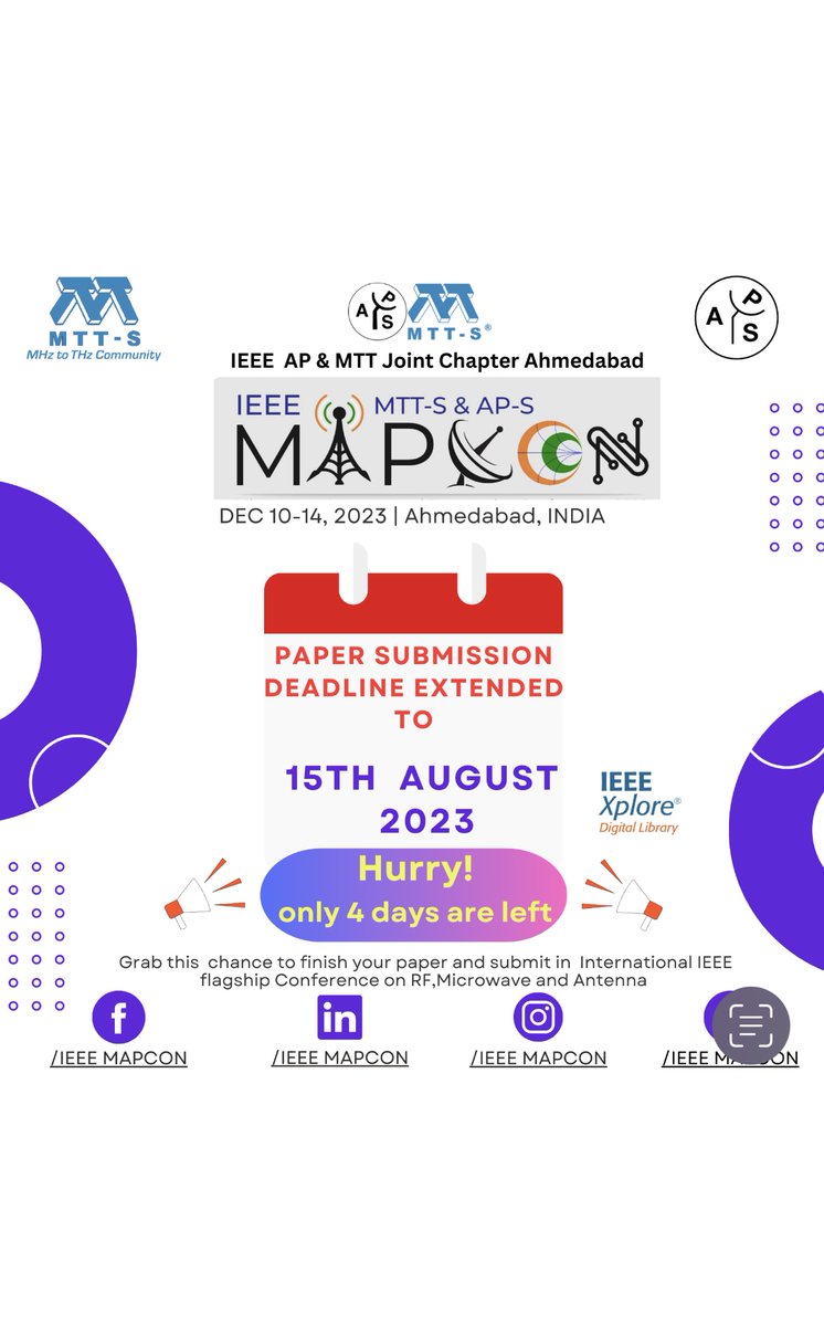 IEEE Microwave, Antenna and Propagation Conference tweet media