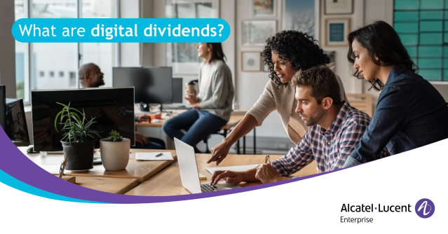 zielec's tweet photo. Digital dividends are the rewards from technology investment that take your organisation to the next level. @ALUEnterprise's #Collaboration solutions deliver results for customers, employees and operations. #WhereEverythingConnects #Communications https://t.co/f4BLOTSRBf https://t.co/0BL6uBubsZ
