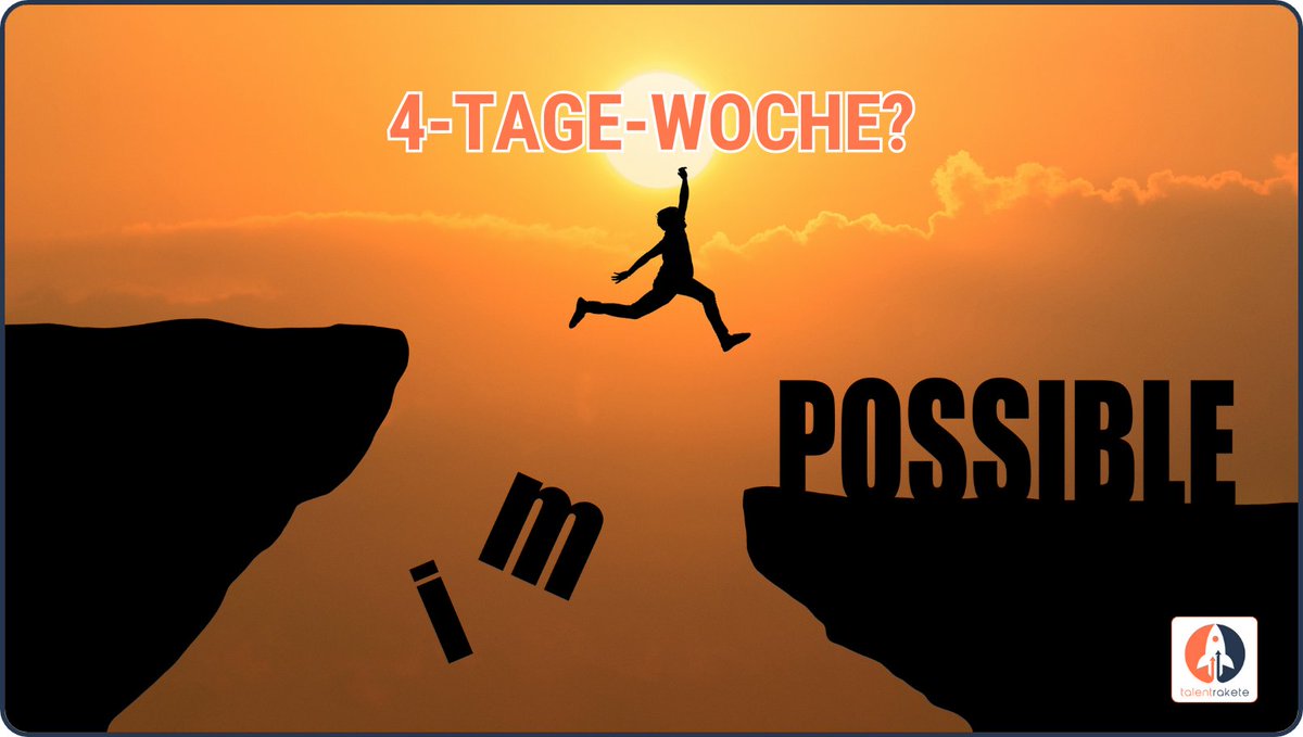 4-Tage-Woche: Segen oder Fluch?

Diskutier's mit uns auf LinkedIn: linkedin.com/feed/update/ur…

Wir haben schonmal ein paar Positiv-Beispiele zusammengefasst, die Mut machen

#4tagewoche #newwork #produktivität #effizienz #resilienz