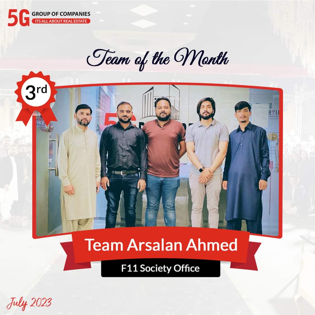 SunnySh80826162's tweet image. Success is best when it's shared ❤️
#Team_of_the_month🌟🌟
We’d like to congratulate and acknowledge the tremendous success you’ve achieved as a team👏
Once again Thank you for doing your best every day!🏅

#5GGroupOfCompanies 
#5GProperties 
#5GMarketing 
#5GConstruction