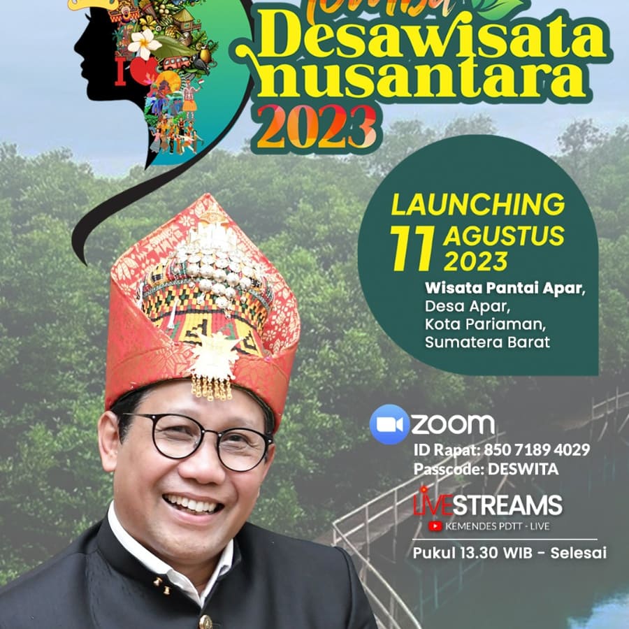 Ikuti sakaikan dan sukseskan
*#DesaWisataNusantara*

<a href="/jokowi/">Joko Widodo</a> 
<a href="/halimiskandarnu/">ABDUL HALIM ISKANDAR</a>
@Kemendespdtt
<a href="/malik_haramain/">malikharamain</a>
<a href="/imansyukri/">Iman Sukri</a>
<a href="/zainul_munas/">Zainul Munasichin</a>
<a href="/taufikmadjid71/">IG : taufik.madjid</a>
@yusradaridesa 
<a href="/azzameldzikrie/">#SantriIndonesia</a> 
<a href="/tppkemendes/">TPP KEMENDES</a>